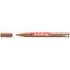 Lakový popisovač, 1 2 mm, EDDING 751, meďená