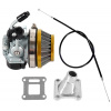 Karburátor tuning 15 mm minibike, minicross, ATV 49cc - sada zlatá