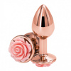 NS Novelties Rear Assets Rose Buttplug Small Pink