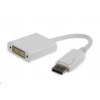GEMBIRD DisplayPort na DVI (M/F) biely A-DPM-DVIF-002-W Gembird