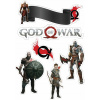 CUKROVÁ TLAČ jedlý obrázok na tortu Cukrová hmota GOD OF WAR HRA GOW + MENO #2