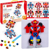 LOGICKÁ HRA SKLADAČKA KARTY MONTESSORI TANGRAM PUZZLE KOCKY TRANSFORMERS