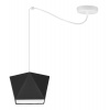 Light Home Závesné svietidlo Diamond Spider, 1x textilné tienidlo (výber z 10 farieb), (výber z 2 farieb konštrukcie)