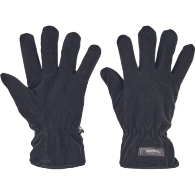 CERVA MYNAH rukavice fleese Farba: čierna, Veľkosť: 11