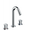 Hansgrohe Logis - Umývadlová batéria s výpustom, 3-otvorová inštalácia, chróm 71133000