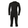 Detský funkčný komplet Lenz KIDS UNDERWEAR SET 3/4 PANTS - čierna 110/122