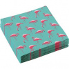 Amscan servítky Flamingo Paradise 33X33cm 20ks