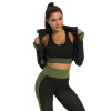 Yoga Sense fitness set dámsky sv.zelená veľkosť oblečenia L