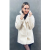 Dámsky kožuch z jahňacej kože 52026 white