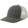 Atlantis Headwear Kšiltovka Sonic-S Trucker, 6 panelová COT330259g2499-grey melang UNI Melír šedá/bílá