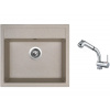 Set Sinks SOLO 560 Avena + batéria Sinks MIX 3 S Chróm