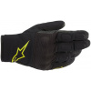 ALPINESTARS rukavice S-MAX Drystar black/fluo yellow - 2XL