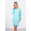 Šaty s kapucňou MI67292 mätové