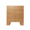 Ferm Living Komoda Kuben 1x4 – prírodná/dub