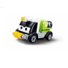 Sluban B1072D Natahovací autíčko s očima Zelená cisterna