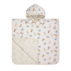 LÄSSIG Beach Poncho Sea animals milky