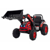 Ramiz Elektrický traktor/bager - červený - 2x35W- BATÉRIA - 12V7Ah - 2025