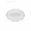 Wimex Dekoračná krajka (PAP) oválna biela 18 x 13 cm