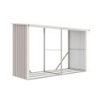 Prístrešok na drevo G21 WOH 682 - 302 x 119 cm, sivý