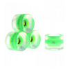 Svietiace koliesko na penny board 60 * 45 mm - zelené - vr. ložísk ABEC 5