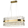 NEDES LED krištáľový luster + diaľkový ovládač 90W - J6307/C