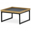 Autronic Konferenčný stolík 53x53cm, mdf, dub, CT-612 OAK