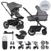EASYWALKER Kočík kombinovaný Harvey⁵ Pebble Grey XXL AIR + CYBEX Aton B2 i-Size + základňa