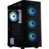BitFenix skříň C60 Negro / ATX / 4x 120mm ARGB fan + controller / 2xUSB 2.0 / USB 3.0 / tvrzené sklo / černá BFC-C60-KKGSK-4A