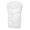Klasická retro zavinovačka NATURE šnurovacia s výplňou - svetlo sivá Baby Nellys 8596309443775