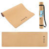 Spokey SAVASANA Korková joga podložka, 183 x 61 x 0,4 cm, hnedá