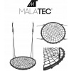 Hojdací kruh 100 cm čierny, Malatec