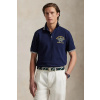 Bavlnené polo tričko Polo Ralph Lauren pánske, tmavomodrá farba, jednofarebné, 710964976