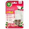 Air Wick Essential Oils Elektrický osviežovač vzduchu strojček a náplň ružový sekt a maliny 19 ml