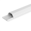 Káblový tunel na káble prechodová lišta 50x26mm, 1.1m, hliník, biely