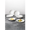 Sada raňajkových tanierov Villeroy & Boch NewMoon 24 cm 12-pak 10.4264.7609 biela ONE SIZE