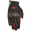 rukavice SMX-2 AIR CARBON HONDA , ALPINESTARS (čierna/červená)