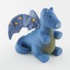 Tikiri rozprávkový drak z prírodnej kaučukovej gumy Modrý