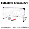 Futbalová bránka 2v1 s loptou a pumpou