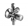 Schell Comfort - Kombinovaný rohový ventil, chróm 035440699