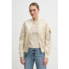 Bunda Alpha Industries MA-1 VF LW dámska, béžová farba, prechodná