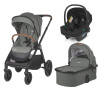 Kočárek Coccolle ASPEN 2v1 travel system moss green + autosedačka 0-13kg KNOX (324062380324080362)