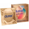 Durex Real Feel prezervatívy bez latexu 3 kusy tenké zvlhčené