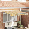 zahrada-XL Zatemniteľná markíza Viacfarebný 350 x 200 cm Polyester, Hliník 3329706
