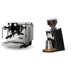 Rocket Espresso Bicocca, stainless silver + Eureka Mignon Zero 65 Speedy, CR black