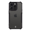 AppleMix TACTICAL Quantum Stealth Cover pre Apple iPhone 15 Pro - Odolný - Plast / guma - Transparentný / čierny