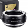 Adaptér Pentax PK na L-MOUNT LEICA K&F Concept prechodka verzia 2024