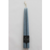 Modrá kónická sviečka SKY BLUE 2ks 30cm