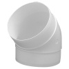 VENTS Koleno okrúhle PVC 45° Ø125 mm