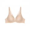 Dámska čipkovaná podprsenka Body Make-Up Illusion WP - Triumph naze béžová (00NZ) 080D