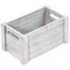 KESPER Úložný box 30,5 x 20,5 x 16 cm, topoľová preglejka, antická biela KESPER 66451